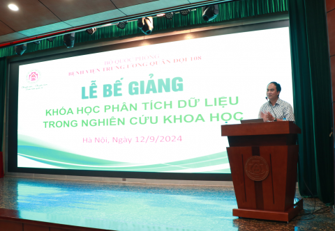 Tập huấn phân tích dữ liệu trong nghiên cứu khoa học