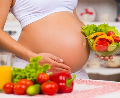Hướng dẫn chế độ ăn uống khi mang thai để tránh tăng cân