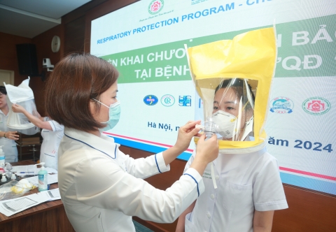 Chương trình bảo vệ hô hấp cho nhân viên y tế
