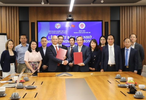 Bệnh viện 108 hợp tác với các tổ chức đào tạo y khoa của Anh